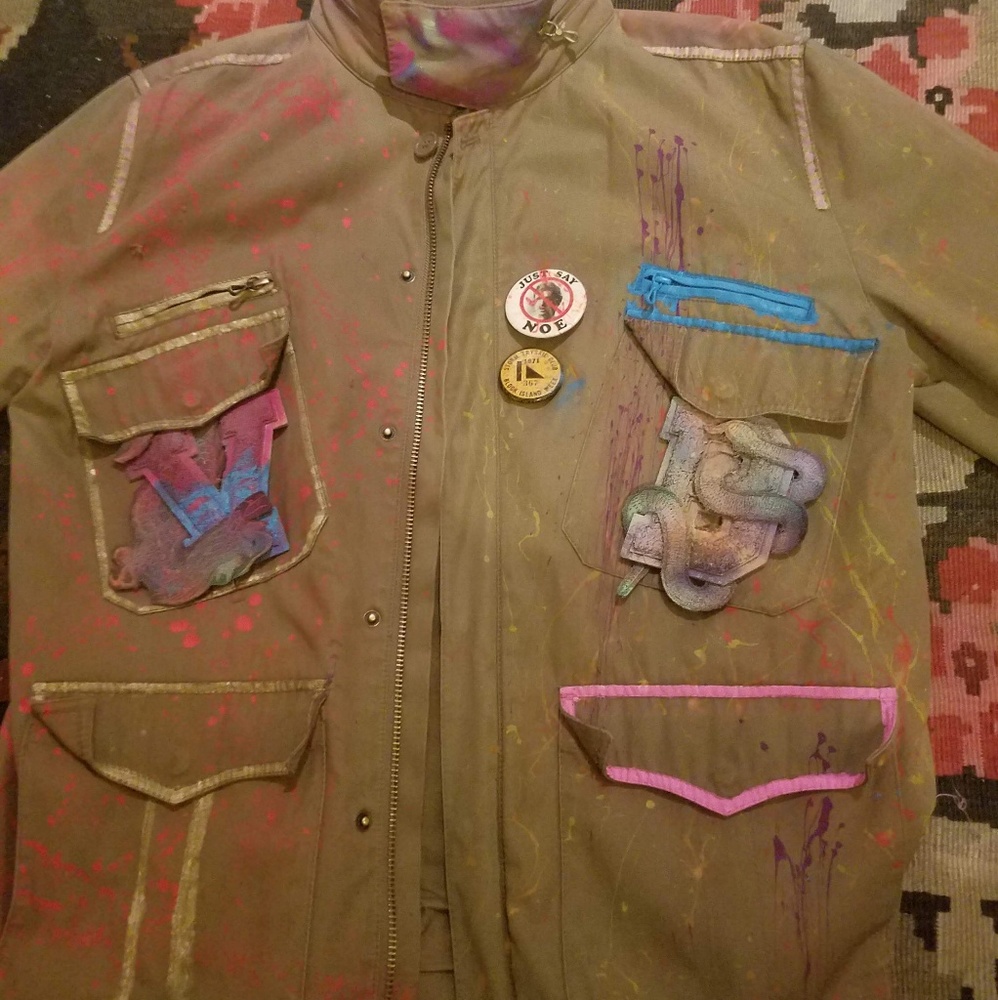 VbRx Upcycled Vintage Military Field Jacket - Picture 3 of 3